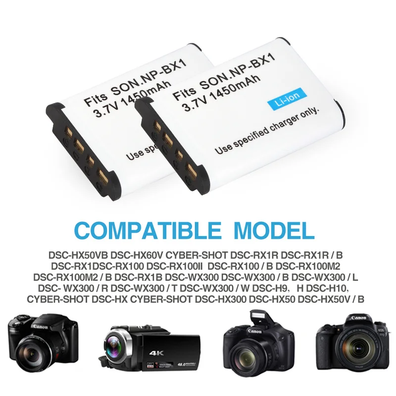 Np-Bx1 NPBx1 NP Bx1 батарея для Sony M3 M2 DSC RX1 100 AS100V HX300 HX400 HX50 HX60 GWP88 WX350 WX300 1450mah камеры |