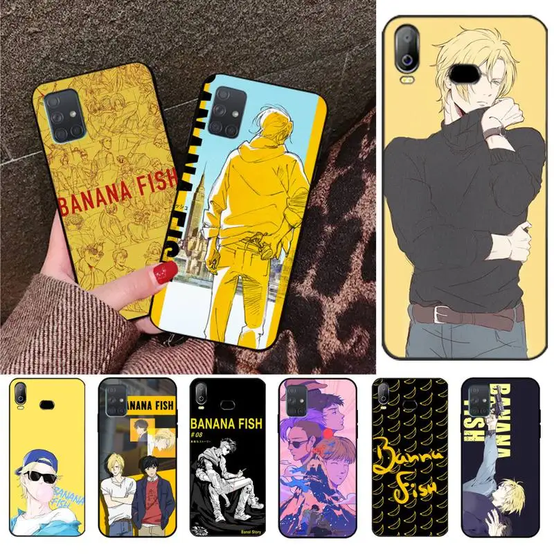 Роскошный Уникальный Дизайн чехол для телефона с рисунком банана рыбы Samsung Galaxy A01