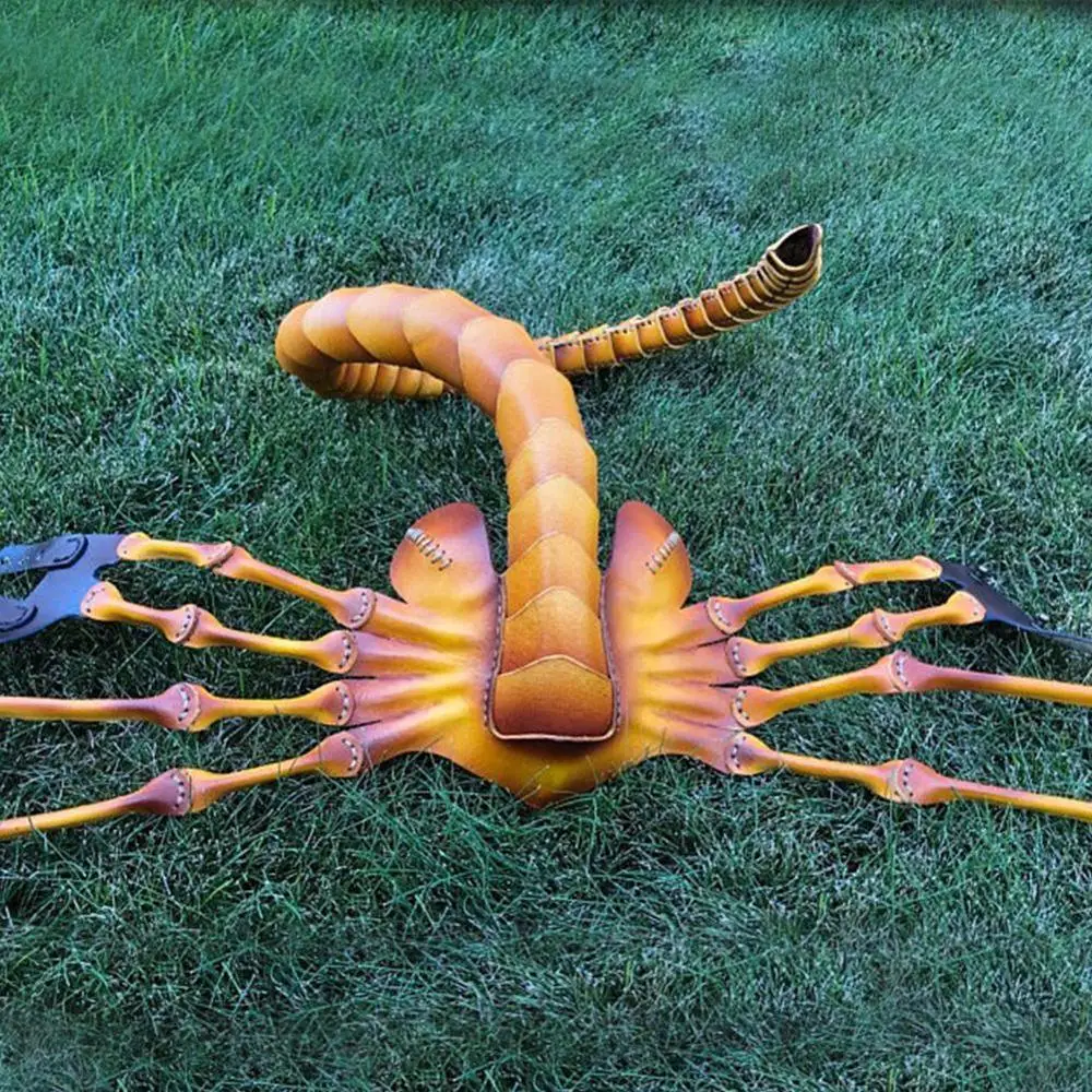 

Scary Scorpion Mask Cosmask Halloween Scorpion Mask Facehugger Insect Claws Face Alien Costume Covenant Latex Mask Mask Wor C3Z6