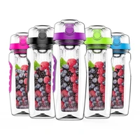 32oz 900ml bpa free fruit infuser juice shaker sports lemon water bottle tour hiking portable climbing camp bottles