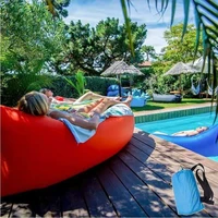 outdoor inflatable sofa bed lazy bag relax inflatable lazy sofa inflatable lounger air sofa camping floating sofa 230x70cm