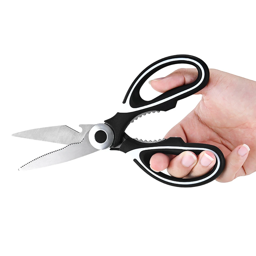 

High Quality Chicken Bone Scissors Stainless Steel Multifunction Kitchen Scissors with Protective Cover Kitchen Tool Gadget