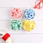 10 шт., силиконовые бусины для прорезывания зубов