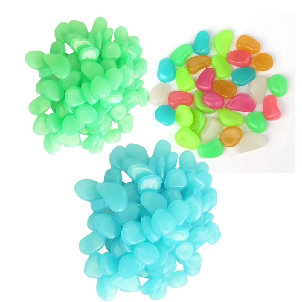 

Luminous Cobblestones Aquarium Decoration Fluorescent Aquarium Stone Decoration Glow In The Aquarium Decor Home Ornament Supply