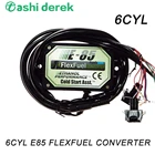Бесплатный DHL 6CYL E85 Flex топливный коннектор инжектора с холодным стартом Asst этанол Автомобильная топливная система конвертер комплект, конвертер биоэтанола