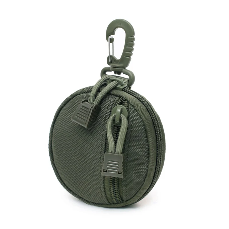 

Новый Круглый Тактический кошелек LKEEP, портативный карман для монет и ключей для охоты, пояс с зажимом, сумка для уличных аксессуаров, кошеле...