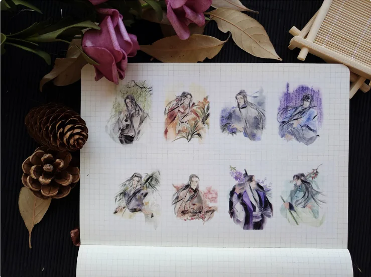 

1 Loop Wutong Antique Character Paper Tape Bulb Hotel