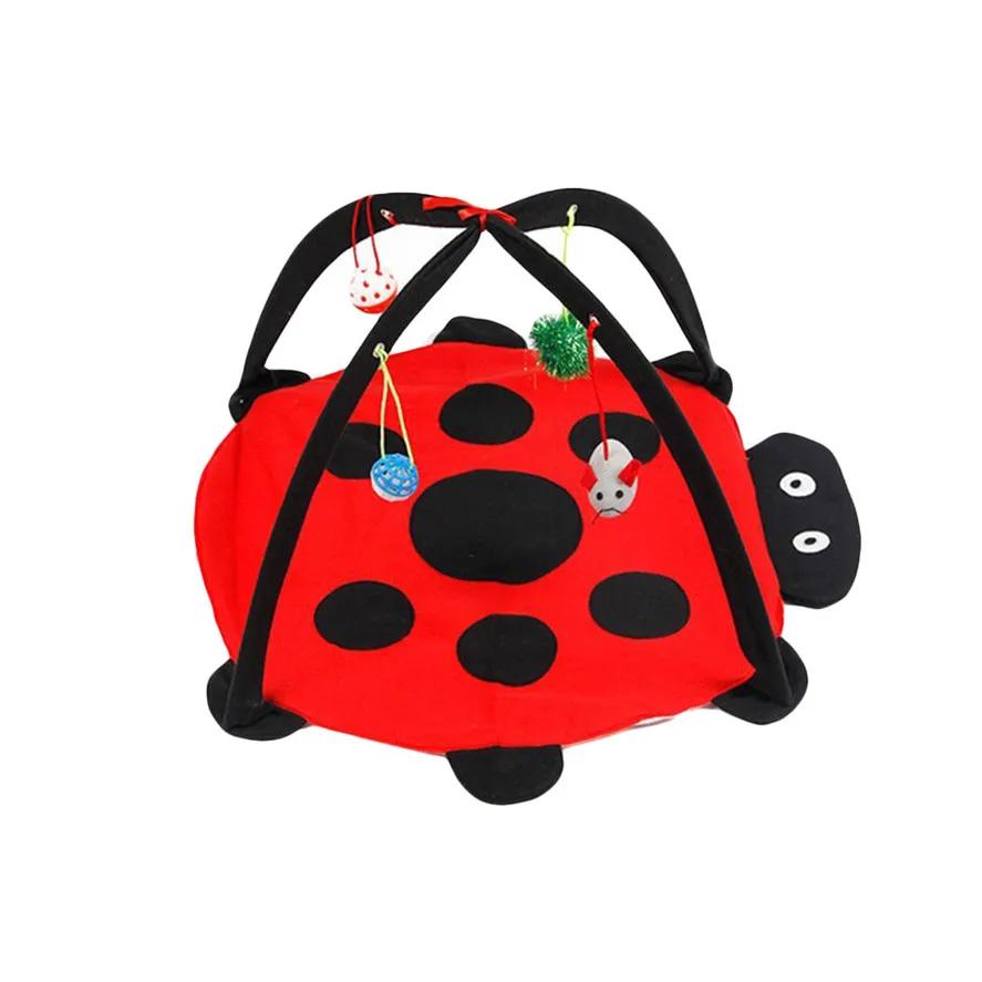 Новинка 1 шт. подвесная игрушка в виде жука игровой коврик для кошек палатка