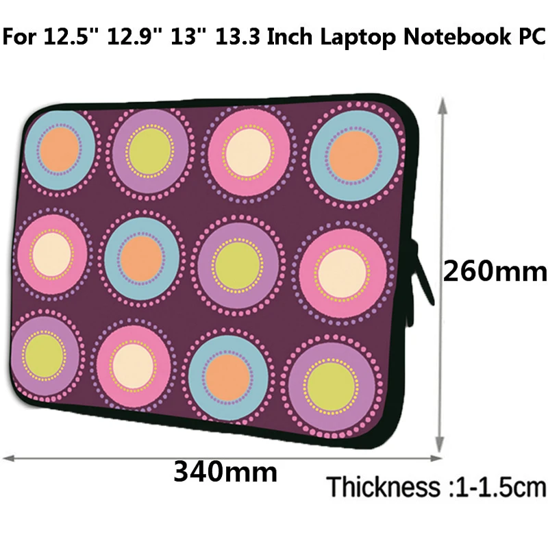 Лидер продаж 13 дюймовый неопреновый чехол для раннего праздника ноутбука