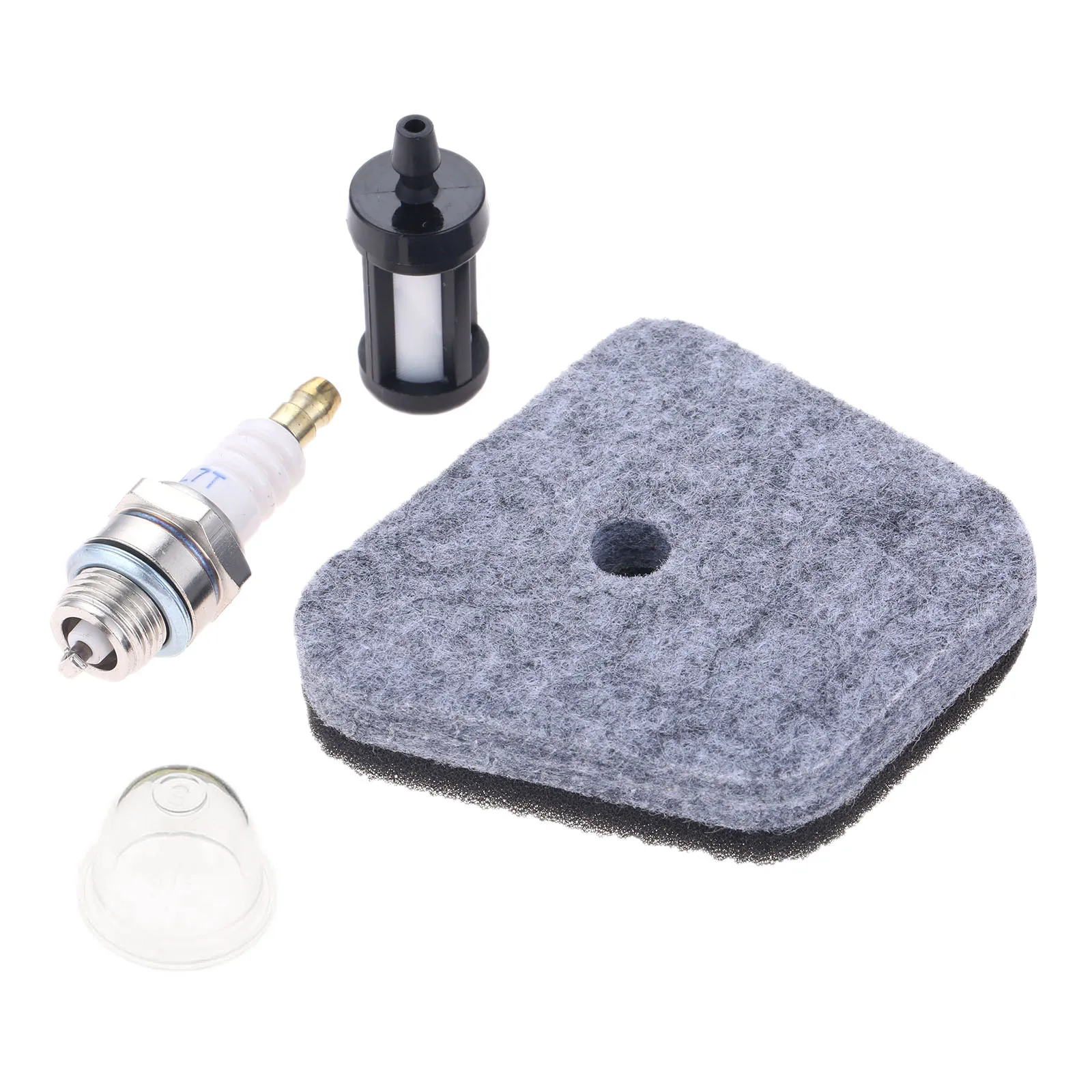 1Set Air Filter Spark Plug Fuel Primer Bulb Fits for STIHL FS90 FS100 FS110 FS130 String Trimmer Garden Tool Parts | Инструменты