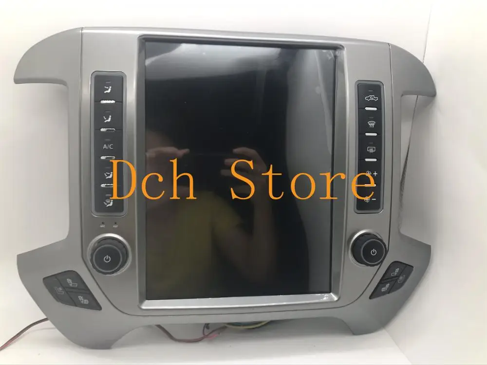 12 1 дюймовый вертикальный автомобильный DVD-плеер tesla style Android 9 0 DSP GPS навигация для