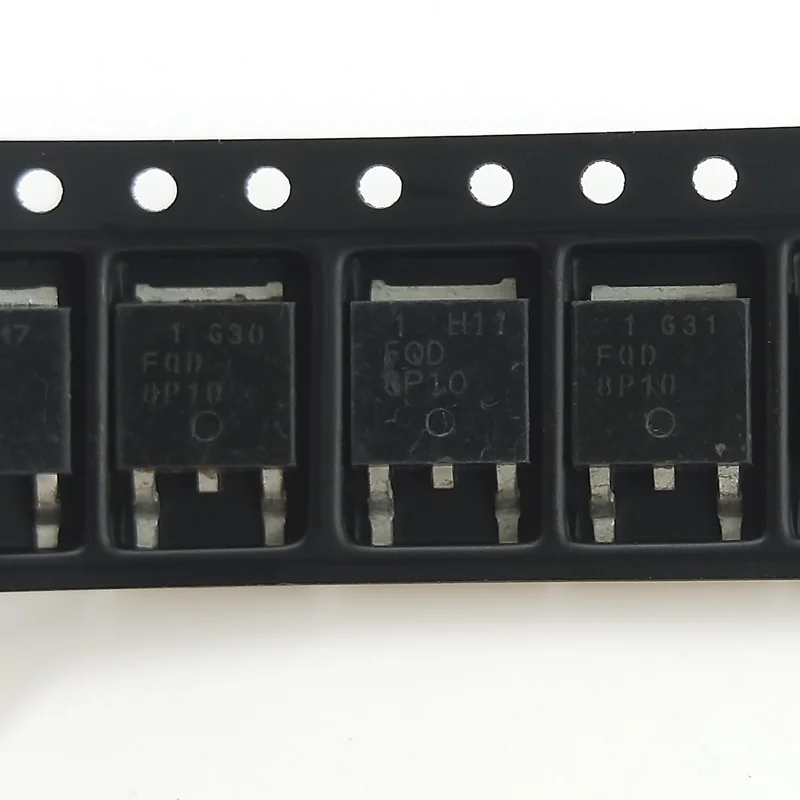

10pcs/lot FQD8P10 MOS triode PNP 8P10 TO252 100V 8A
