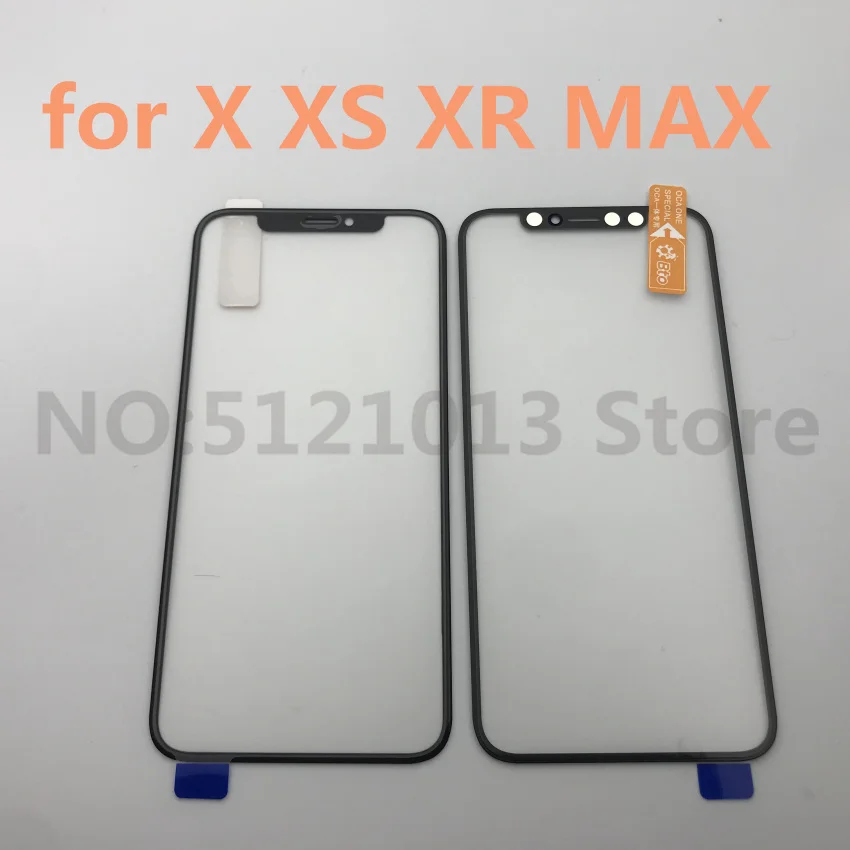 ЖК передний экран внешнее стекло Лен с OCA в сборе для iPhone X XS XR XS MAX сенсорная панель стекло Замена Запчасти для ремонта
