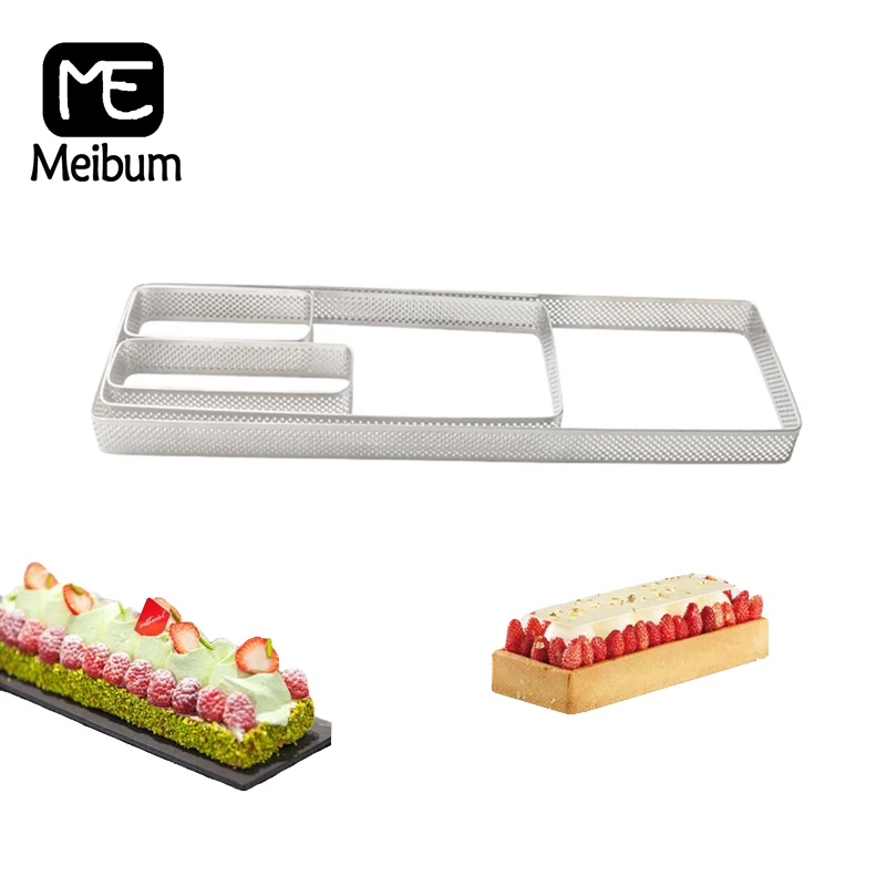 Прямоугольное кольцо для пирога из нержавеющей стали форма французского десерта