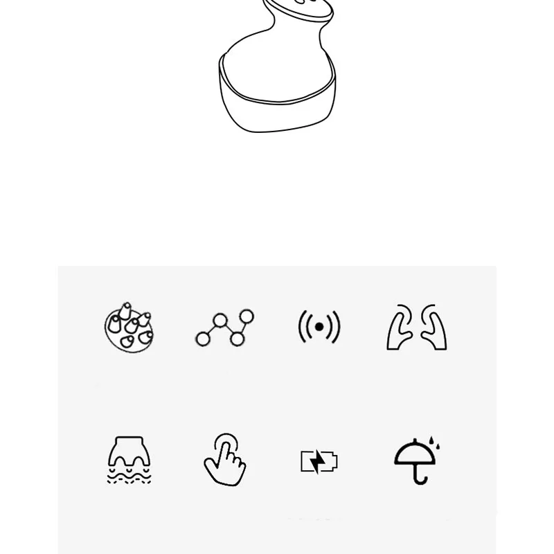 

Waterproof Electric Head Massager Wireless Scalp Massage Promote Hair Growth Body Deep Tissue Kneading Vibrating