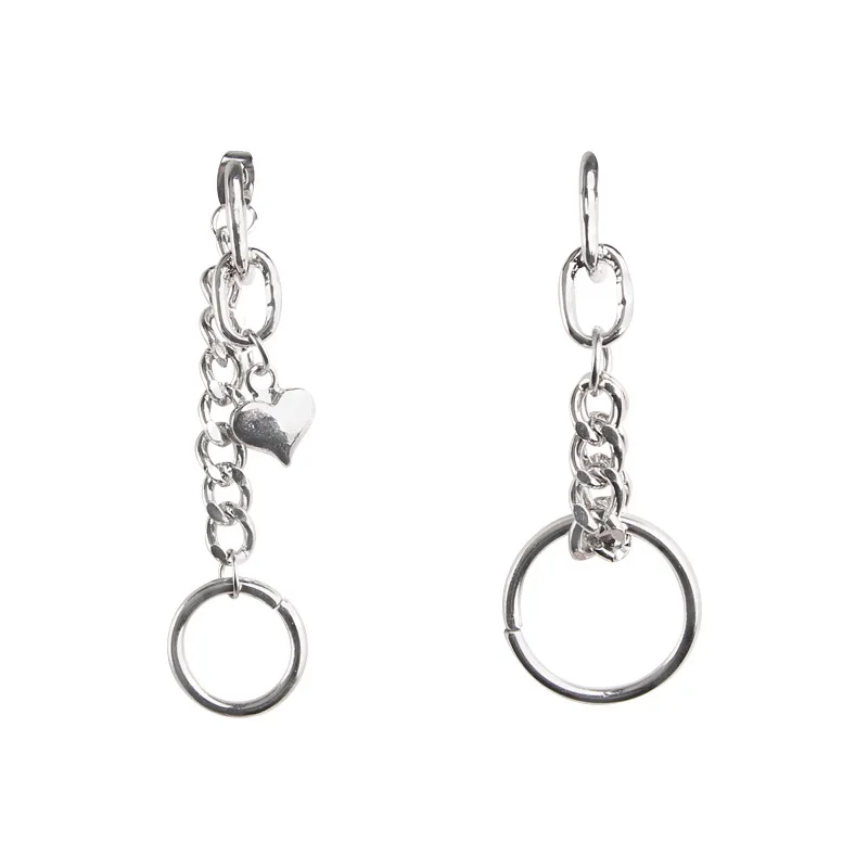 

Korean Sweet and Cool Love Tassel Earrings Female Temperament Long Circle Earring Student Patry Jewelry for Women Gifts