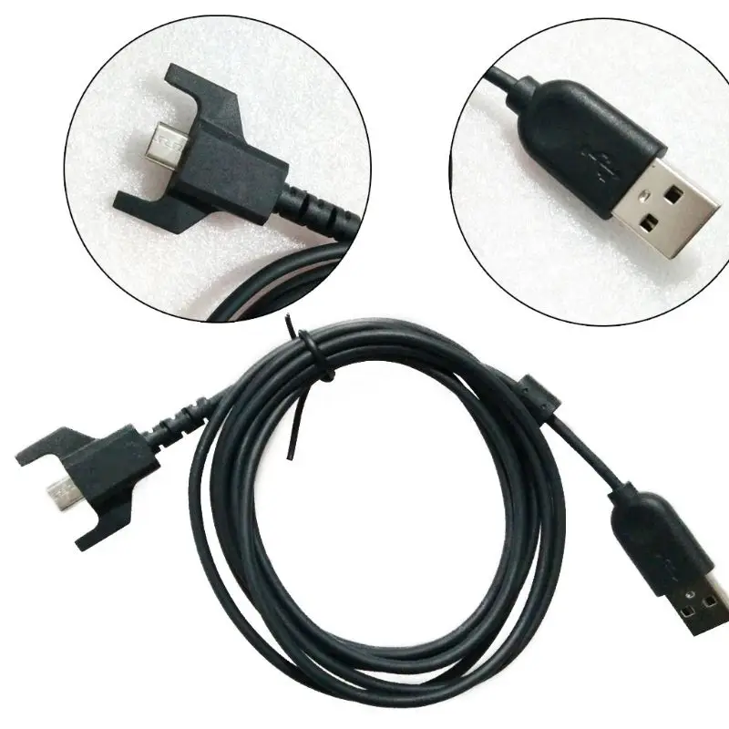 USB кабель для зарядки мыши плетеный провод Logitech G900 G903 G703 G Pro прочная Беспроводная