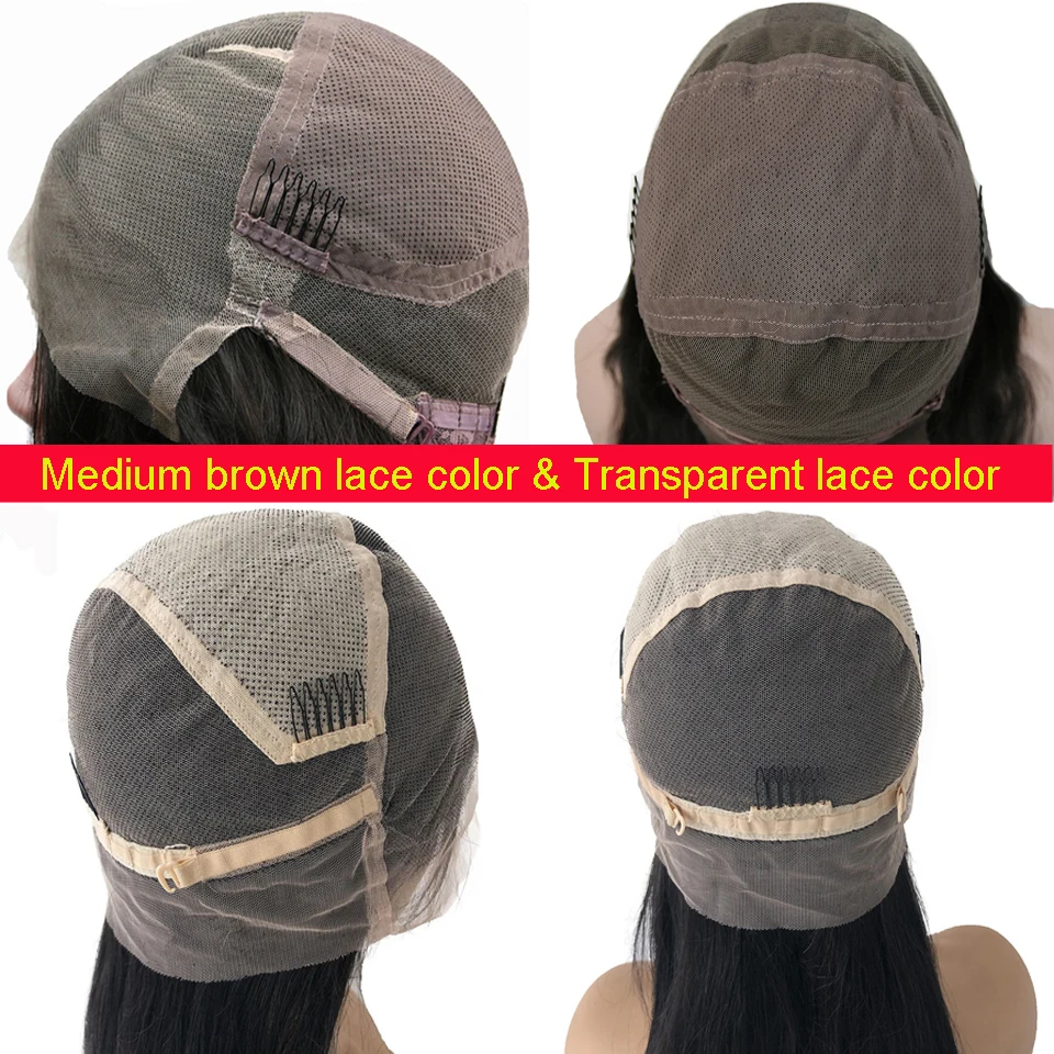Glueless полный парик шнурка человеческих волос preplack с волосами младенца