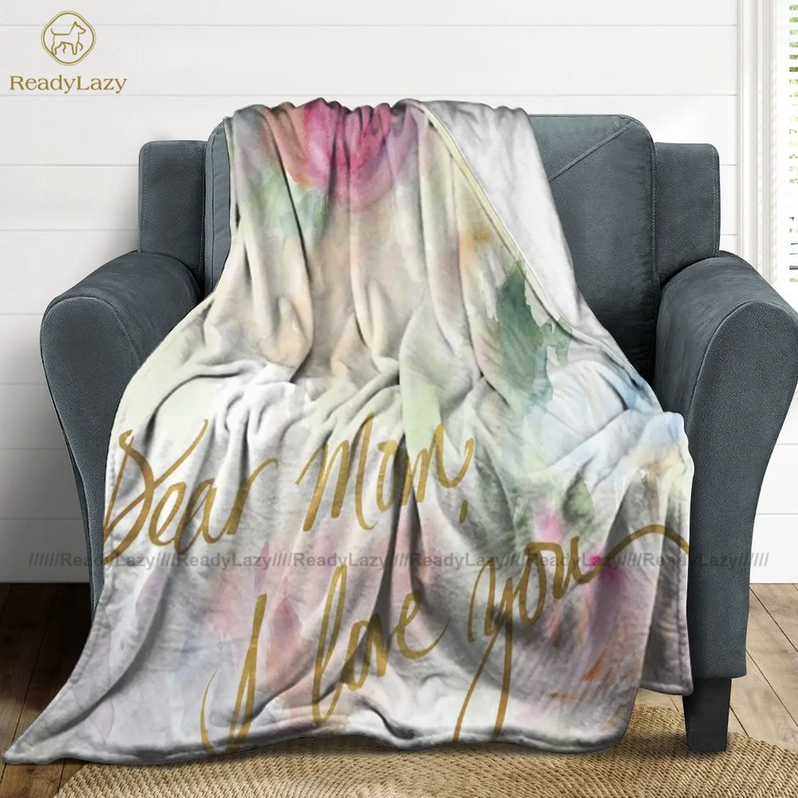 

Mom Blanket Picnic Super Soft Blanket Cheap Furry Fleece Bedspread