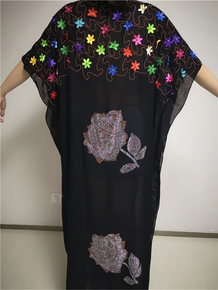 3 Длина платья: 135 см, обхват груди: 160 Новые Модные платья с принтом Базен, Дашики, женские длинные/взрослые, Yomadou, цветной узор, большие размеры - Цвет: 3