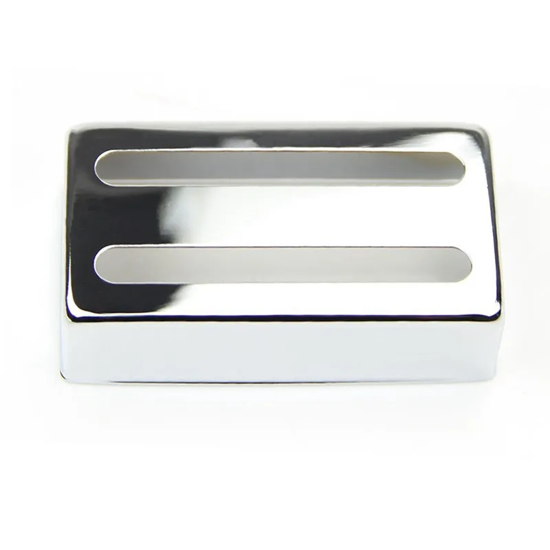 Quality Humbucker Pickup Cover Two-line For Electric Guitar Silver | Спорт и развлечения
