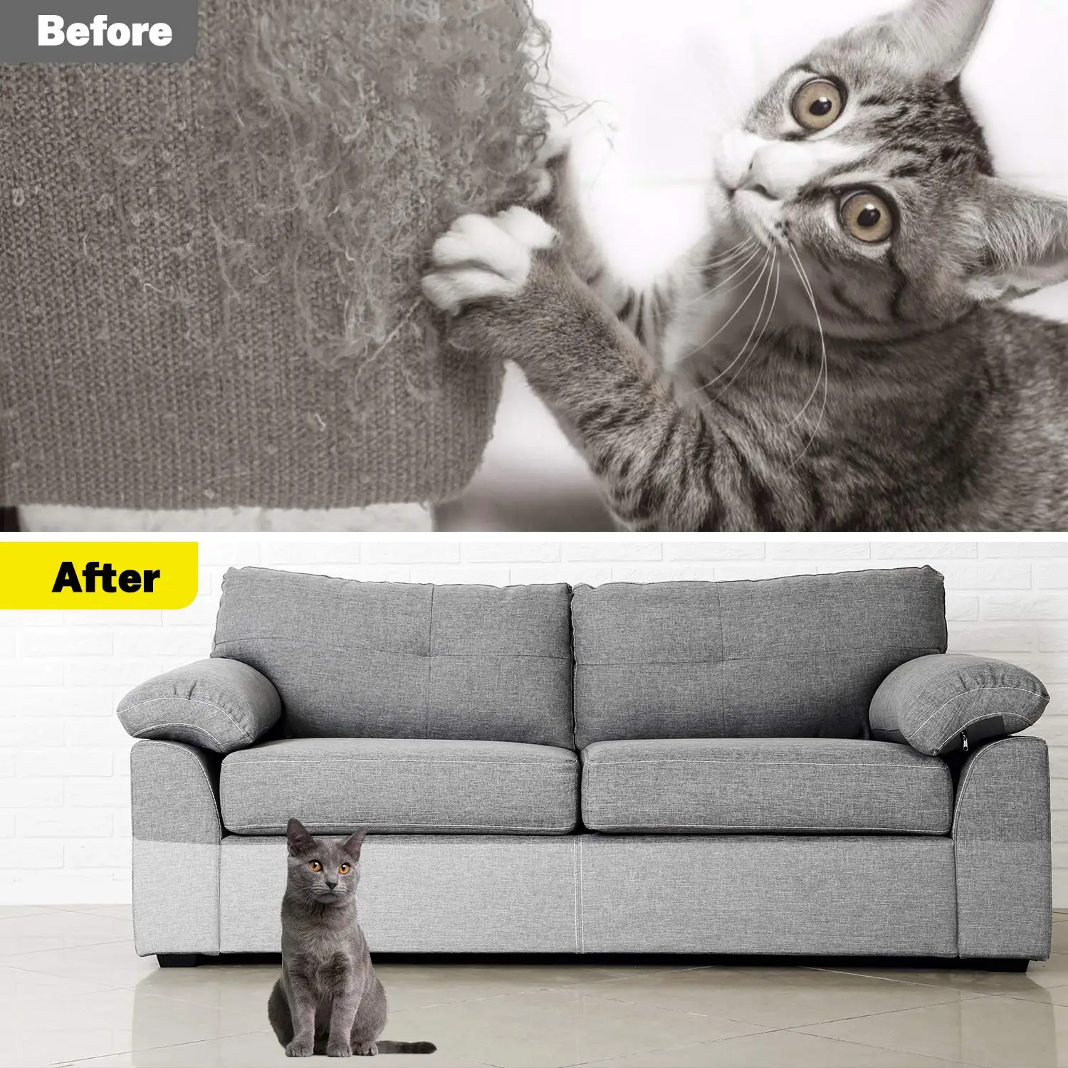 

Anti Kat Scratcher Guard Kat Krabpaal Meubels Couch Sofa Protector Kat Schraper Afschrikmiddel Tape Poot Pads Tapijt Protector