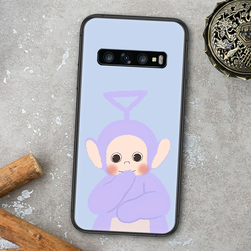 

Cute Cartoon Teletubbies Phone Case For Samsung Galaxy Note S 8 9 10 20 Plus E Lite Uitra black Waterproof Pretty Coque Trend