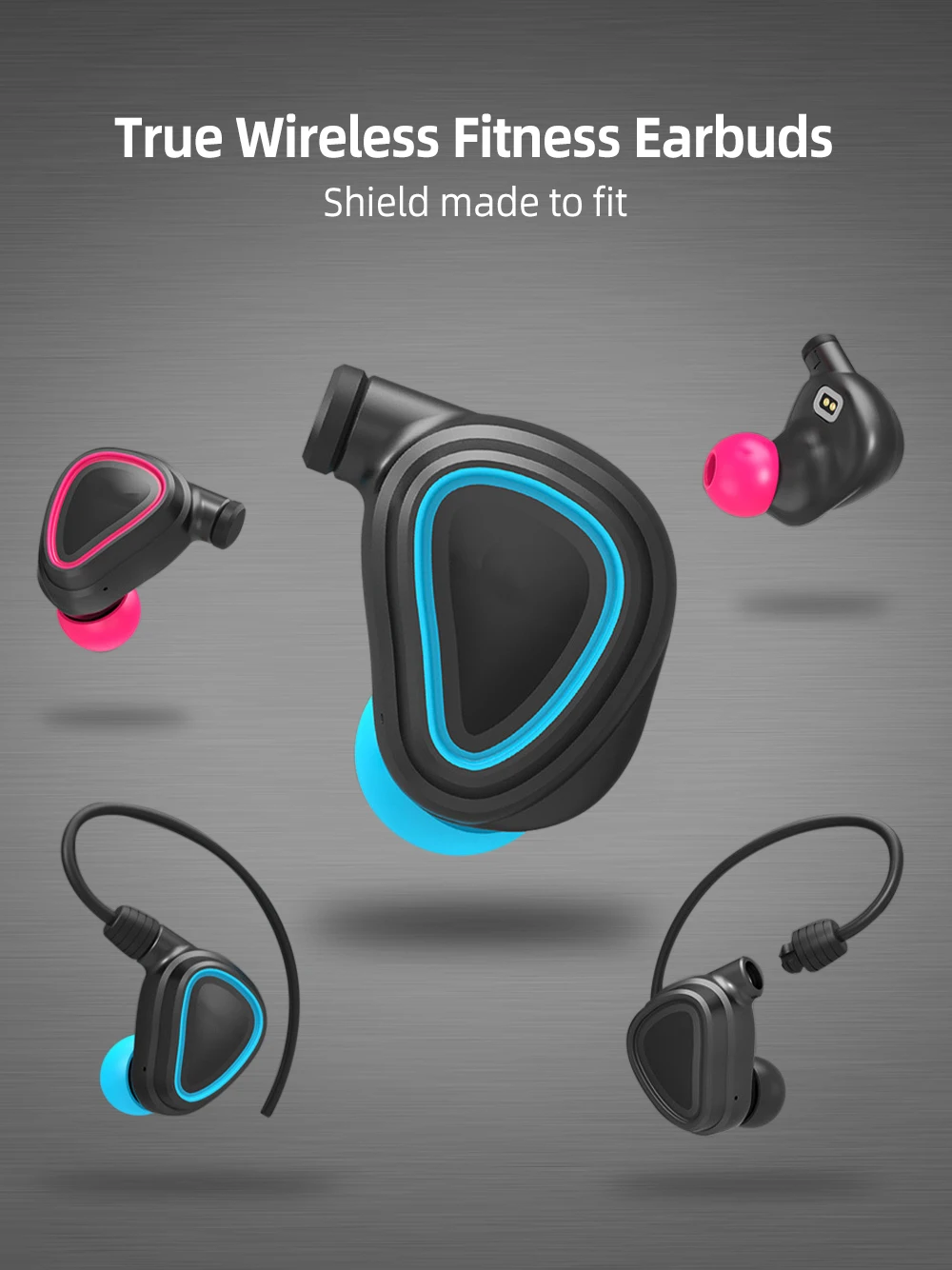 Новые спортивные беспроводные наушники, наушники Bluetooth 4,1, стерео наушники с шумоподавлением и зарядным устройством для бега, Android PC