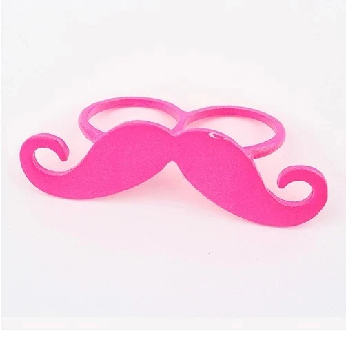 4 цвета мультфильм милый для ролевых игр с рисунком усов два пальца двойное