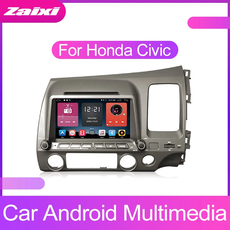 

For Honda Civic 2006~2011 Android Car Multimedia DVD Player 2 Din WIFI GPS Navigation Autoradio Radio FM BT Head Unit Display