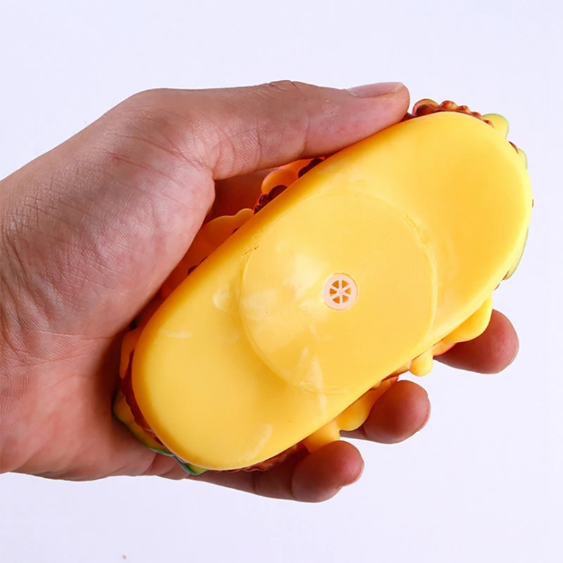 Игрушка для собак имитация гамбургера игрушка пищалка забавная жевания чистки