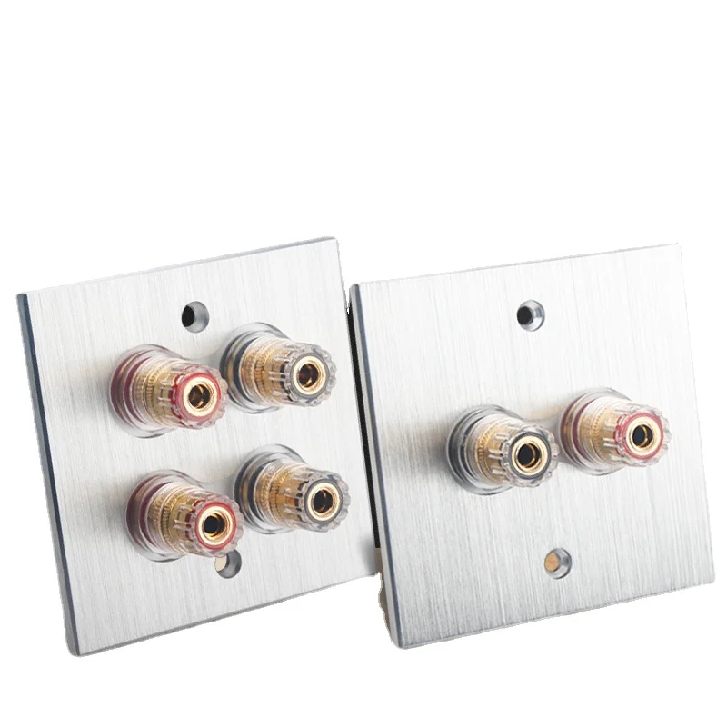 

HiFi Audio Speaker Cable Accessory Copper Binding Post Terminal Board Box 86mm