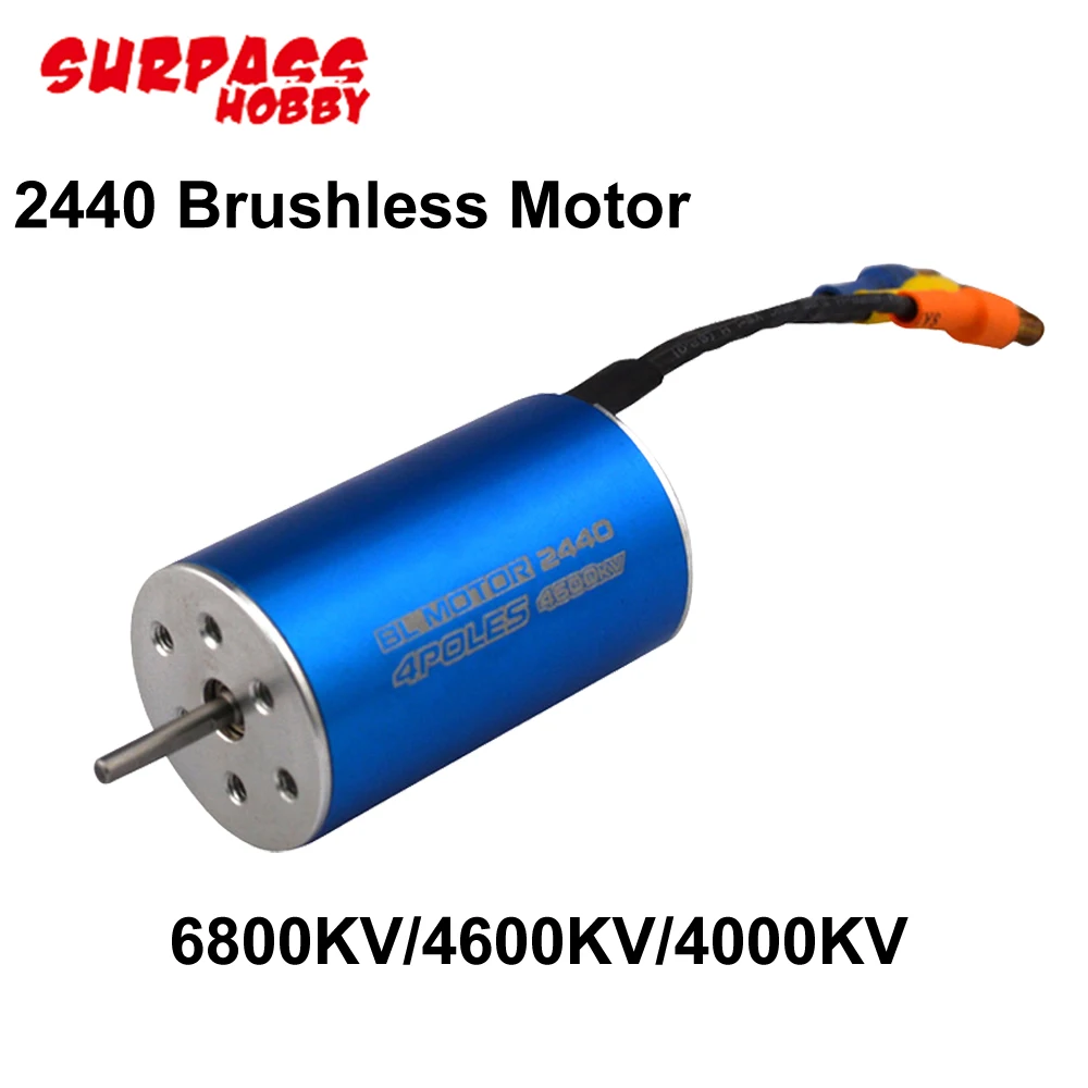 Бесщеточный бесщеточный двигатель RC 2440 6800KV/4600KV/4000KV с 35A бесщеточным ESC для 1/16
