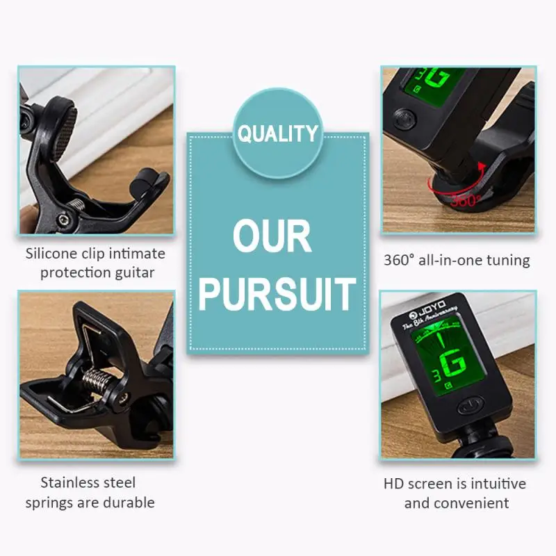 digital clip auf elektrische tuner gitarre bass ukulele violine universal tuner drehbare genaue tuning musical instrument zubehör free global shi