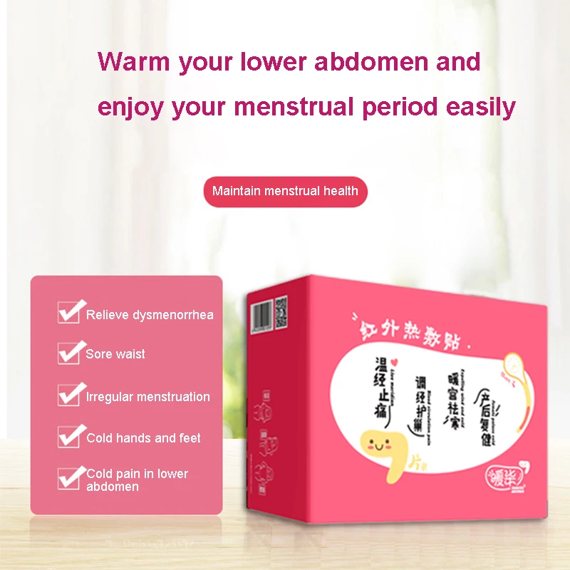 

Heat Adhesive Long Lasting Patch Chinese Herbal Medicine Warm Plaster Menstruation Health Care Pain Relieve Patch Warm Pads