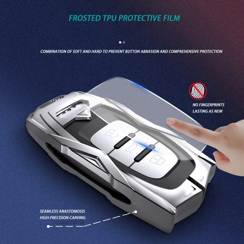 

Car Key Shell Cover for Audi A6L A7 Q5 A5 A8L A4L S6 Old Car Remote Control Key Protection Cover Car Accessories