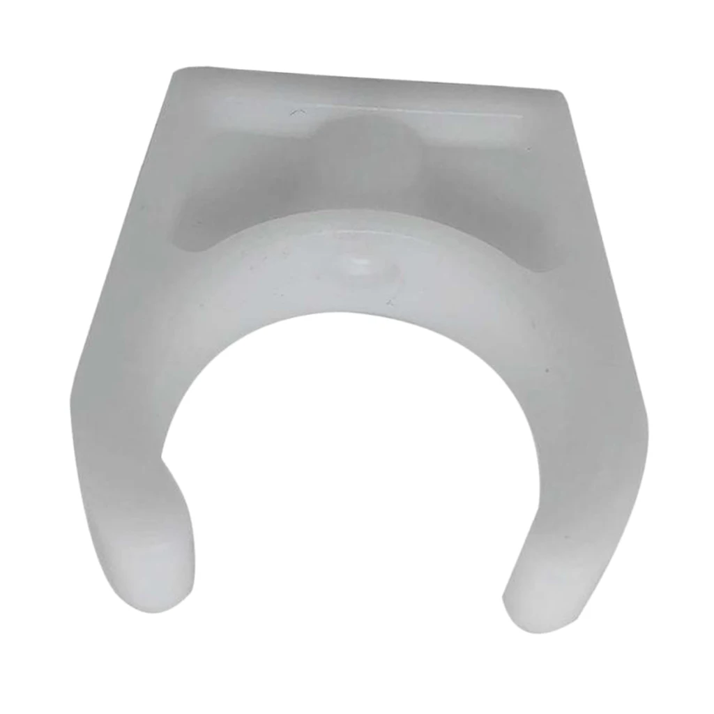 

C-Shape Ladder Stowing Storage Clips Clamps for Boat - 1-3/4 inch - White