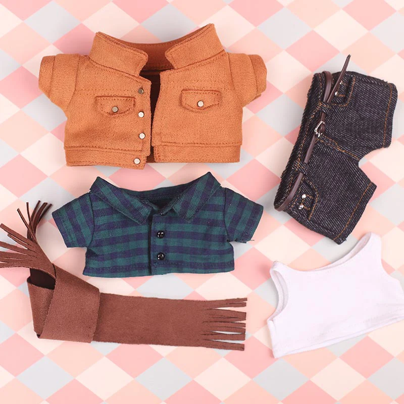 

Аниме Chen Qingling Xiaozhan Одежда для кукол 15 см или 20 см модная плюшевая кукла