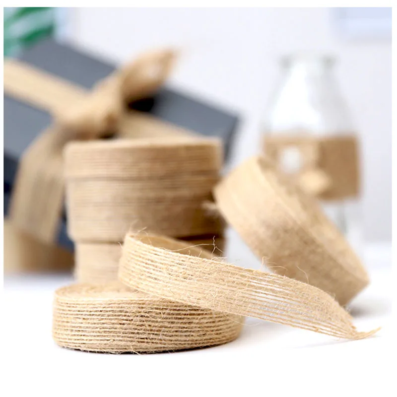 5M из натурального джута в декорированном мешковиной горшке рулонов гессенской