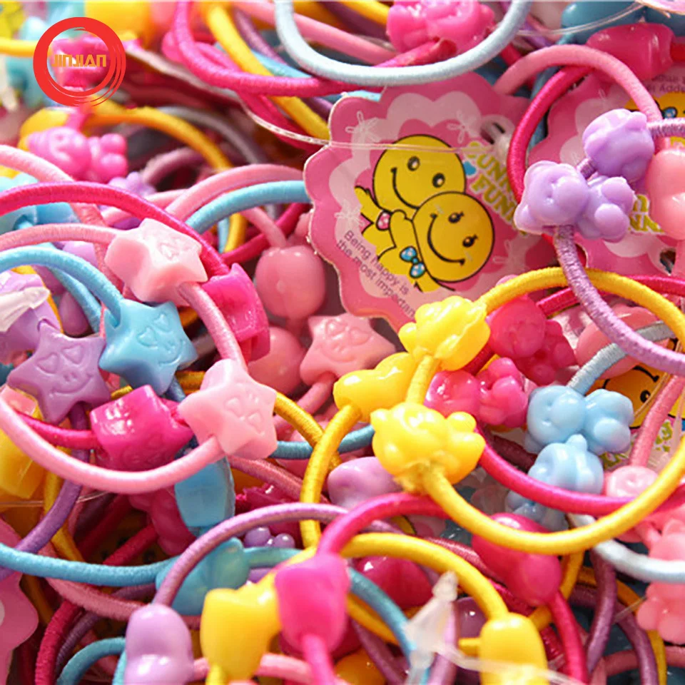 50 шт./упак. ежедневные поставки маленькая девочка голова Веревка детское кольцо