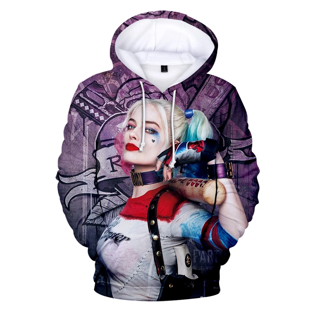 

Fashionable America's Most Popular Movie Evil Clown Girl 3D Printed Men's/Women's Hoodie Spring And Autumn Wild Loose Oversize