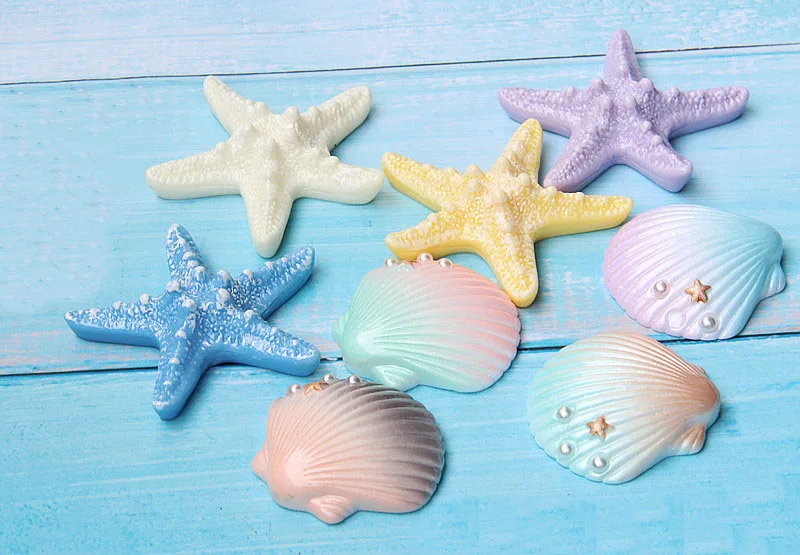 Раковина из смолы морская Морская звезда DIY креативная развивающая игрушка для