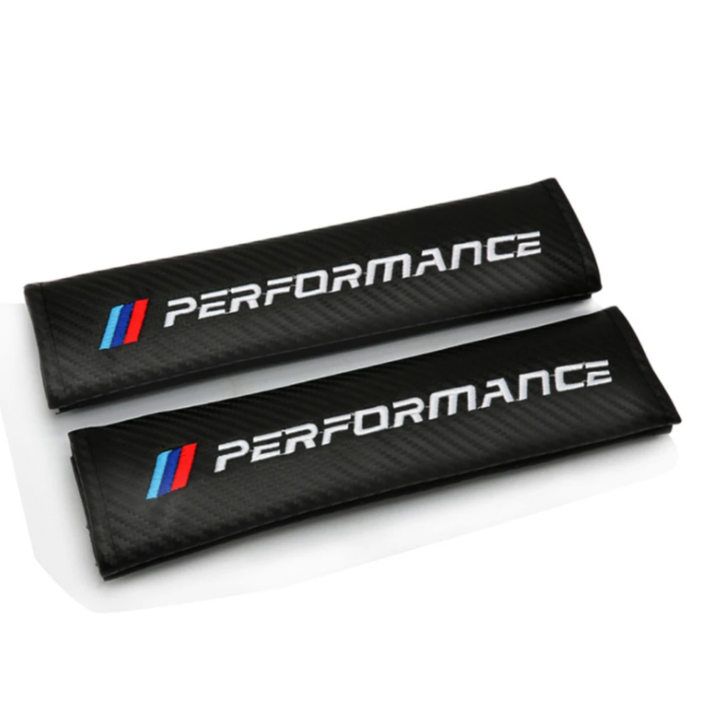 

2P Carbon Fiber Seat Belt Cover Shoulder Pad fit FOR bmw e46 e90 e60 f10 f30 e39 f20 e87 x5 e70 e53 e92 g20 e91 e30 f11 e34 x1