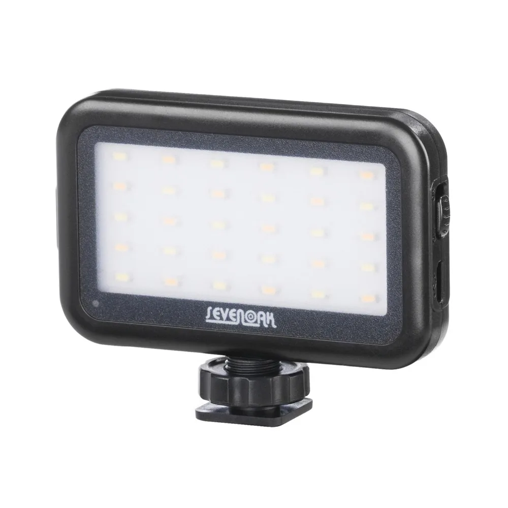 Светодиодная мини-вспышка Sevenoak для iPhone Samsung Huawei смартфонов селфи Canon Nikon DSLR-камер
