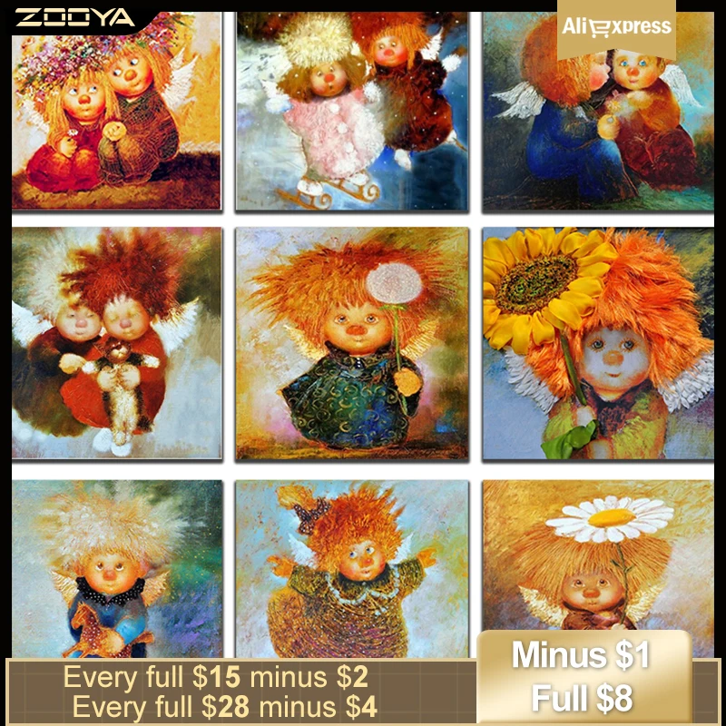 Вышивка ZOOYA распродажа наклеек Алмазная мозаика 3d алмазная живопись
