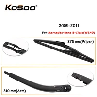 kosoo auto rear car wiper blade for mercedes benz b classw245275mm 2005 2011 rear window windshield wiper blades arm