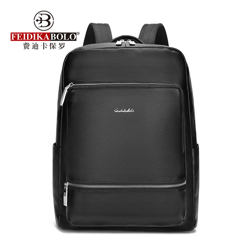 Multi-Function Leather Backpack 2020 Design Men Bag Cow Leather Large Business Travel Backpack Genuine Leather Men's Backpack