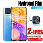 Экран + стекло для камеры для Realmi 8 Pro Гидрогелевая пленка защитная пленка для экрана для OPPO Realme Realmi Realmy Relme 8 Pro 6,4''