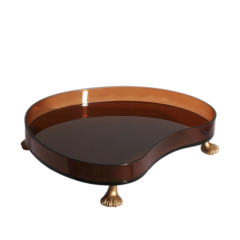 

Cat's Claw Tray Household Tea Cup Simple Acrylic Decoration Aromatherapy Storage Tray