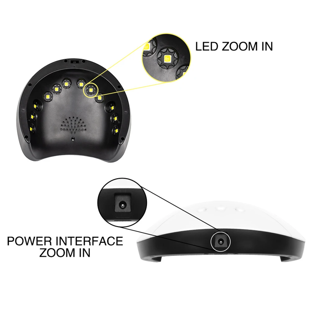 УФ-лампа для сушки гель-лака с 3 настройками таймера | Красота и здоровье